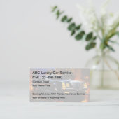 高級タクシー車サービスリモビジネスカード 名刺 (スタンド正面)