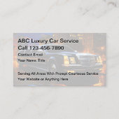 高級タクシー車サービスリモビジネスカード 名刺 (正面)