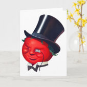 高級トマト カード (黄色い花)