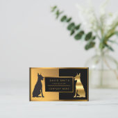 高級トリマープロフェッショナルテキストの追加 名刺 (スタンド正面)