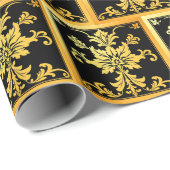 高級トレンディーエレガントフローラ ラッピングペーパー (ロールコーナー)