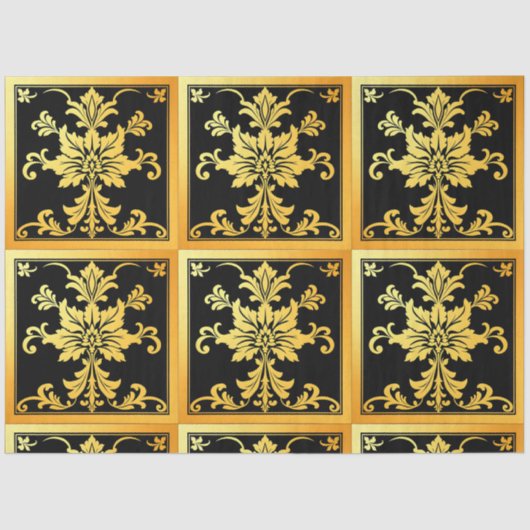 高級トレンディーエレガントフローラ 薄葉紙 (正面)