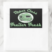 高級トレーラーゴミのステッカー 長方形シール (バッグ)