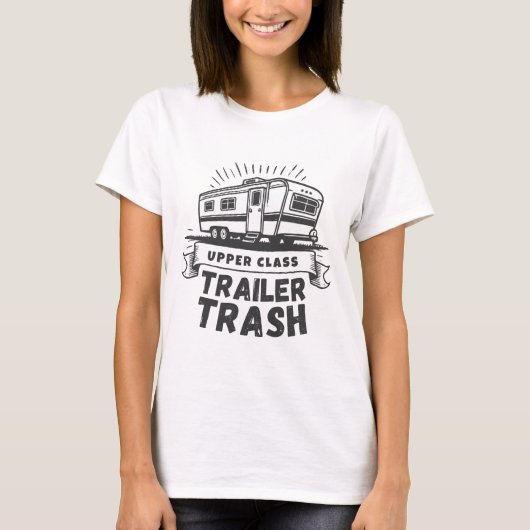 高級トレーラーゴミ Tシャツ (正面)