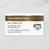 高級ドクターオフィスアポイントメント名刺 名刺 (正面)