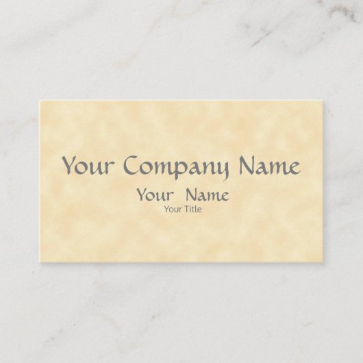 高級ナチュラルパーチメント多目的名刺 名刺 (正面)