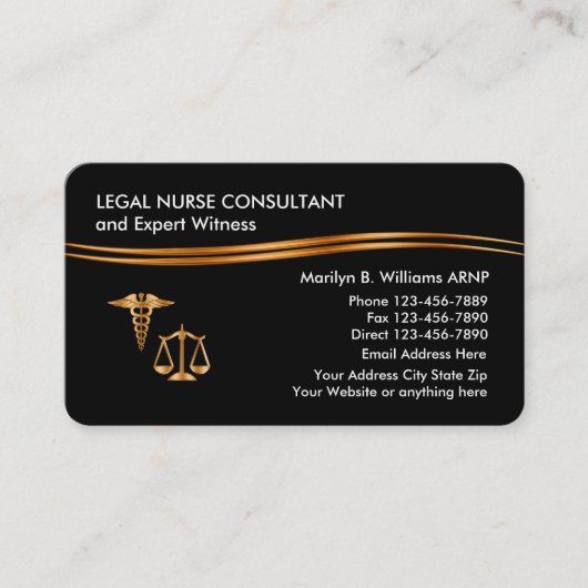 高級ナース開業医の名刺 名刺 (正面)