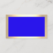 高級ハウスオフィス清掃サービスのメイドブルー 名刺 (裏面)