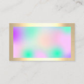 高級ハウスオフィス清掃サービスのメイド枠 名刺 (裏面)