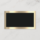 高級ハウスオフィス清掃サービスのメイド枠 名刺 (裏面)