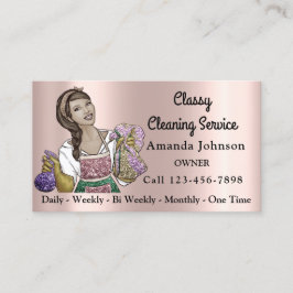 高級ハウスオフィス清掃サービスメイドバラ 名刺