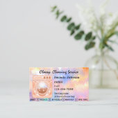 高級ハウスクリーニングサービスメイドコーラルランディ 名刺 (スタンド正面)