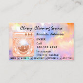 高級ハウスクリーニングサービスメイドコーラルランディ 名刺 (正面)