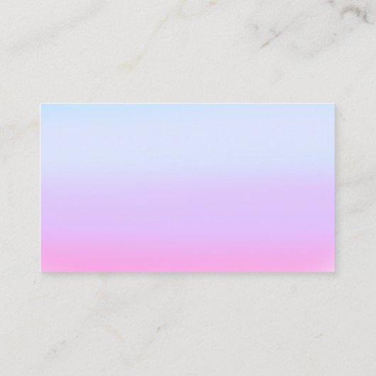 高級ハウスクリーニングサービスメイドブルーグラデーション 名刺 (裏面)