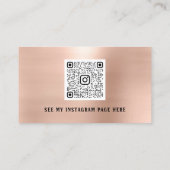 高級ハウスクリーニングサービスメイドQRCODEランディ 名刺 (裏面)