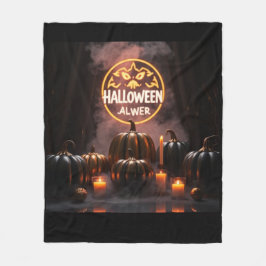 高級ハロウィーン フリースブランケット 2025 🎃🖤