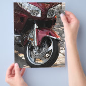 高級バイク チラシ (手)