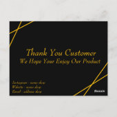 高級バスジンカーサンキュード ポストカード (裏面)