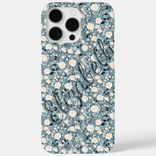 高級バラのカスタマイズ可能な名前iPhoneケース Case-Mate iPhoneケース (裏面)