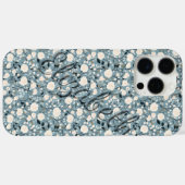 高級バラのカスタマイズ可能な名前iPhoneケース Case-Mate iPhoneケース (裏面 (横))