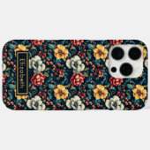 高級バラのiPhoneケース カスタマイズ可能 Case-Mate iPhoneケース (裏面 (横))