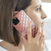 高級バラ金ゴールドカスタムグリッター名の追加 Case-Mate iPhoneケース