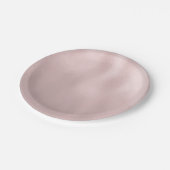 高級バラ金ゴールドガラステクスチャ ペーパープレート (アングル)