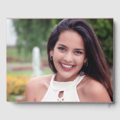 高級バラ金ゴールドグリッタードリップスキンセアニェラ写真 ゲストブック (裏面)