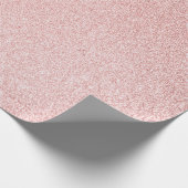 高級バラ金ゴールドグリッター ラッピングペーパー (角)