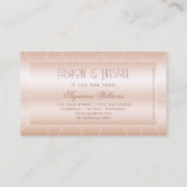 高級バラ金ゴールドフレームとダイヤモンド絶妙 名刺 (裏面)