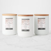 高級バラ金ゴールド製品ラベルズブルジュエリー フードラベル (ボトル)