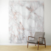 高級バラ-金ゴールドフェイク大理石テクスチャ タペストリー (インサイチュ)