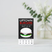 高級バーガーロイヤリティ ロイヤリティカード (スタンド正面)