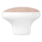 高級パターンバラ金ゴールド セラミックノブ (側面)