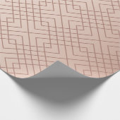 高級パターンバラ金ゴールド ラッピングペーパー (角)