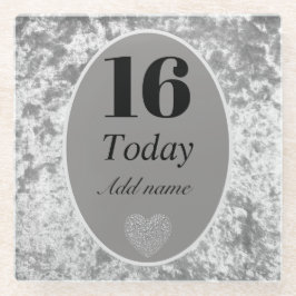 高級パーソナライズされたベルベットのコースターギフト第16位 ガラスコースター