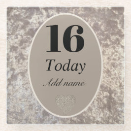 高級パーソナライズされたベルベットのコースターギフト第16位 ガラスコースター