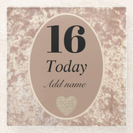 高級パーソナライズされたベルベットのコースターギフト第16位 ガラスコースター