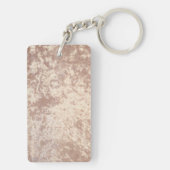 高級パーソナライズされたベルベット誕生日キーチェーン16th キーホルダー (裏面)