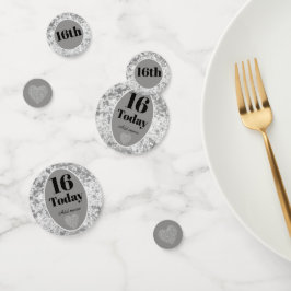 高級パーソナライズされたベルベット誕生日紙吹雪16日 コンフェッティ