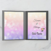 高級パーソナライズされた母の日 カード (内部)