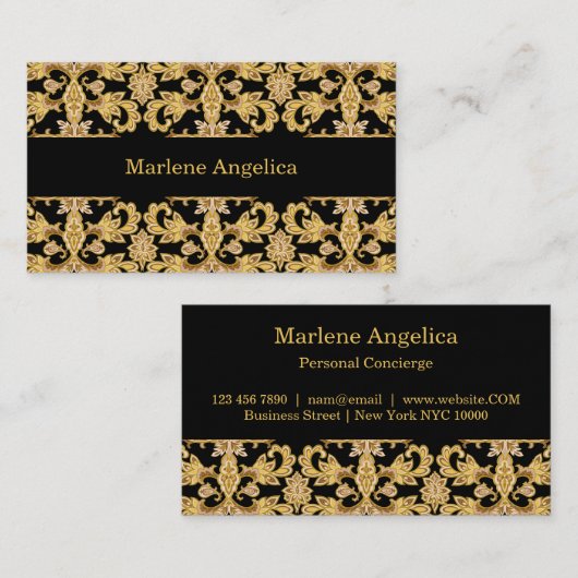 高級パーソナルコンシェルジュエレガント 名刺 (正面/裏面)