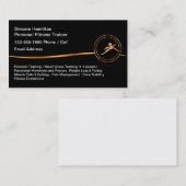 高級パーソナルフィットネストレーナー名刺 名刺 (正面/裏面)