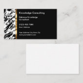 高級ビジネスコンサルティングの名刺 名刺 (正面/裏面)
