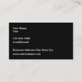 高級ビジネスプロフェッショナルカスタム名刺 名刺 (裏面)