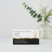 高級ビジネスマーケティング名刺 名刺 (スタンド正面)