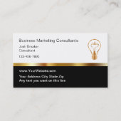 高級ビジネスマーケティング名刺 名刺 (正面)