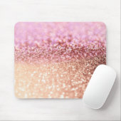 高級ピきらめくンクグラデーショングリッター勾配 マウスパッド (マウス)