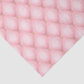 高級ピンクタフテッドダイヤモンドパターン 薄葉紙 (詳細)