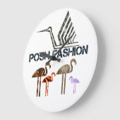 高級ファッション ラージ壁時計 (傾斜)